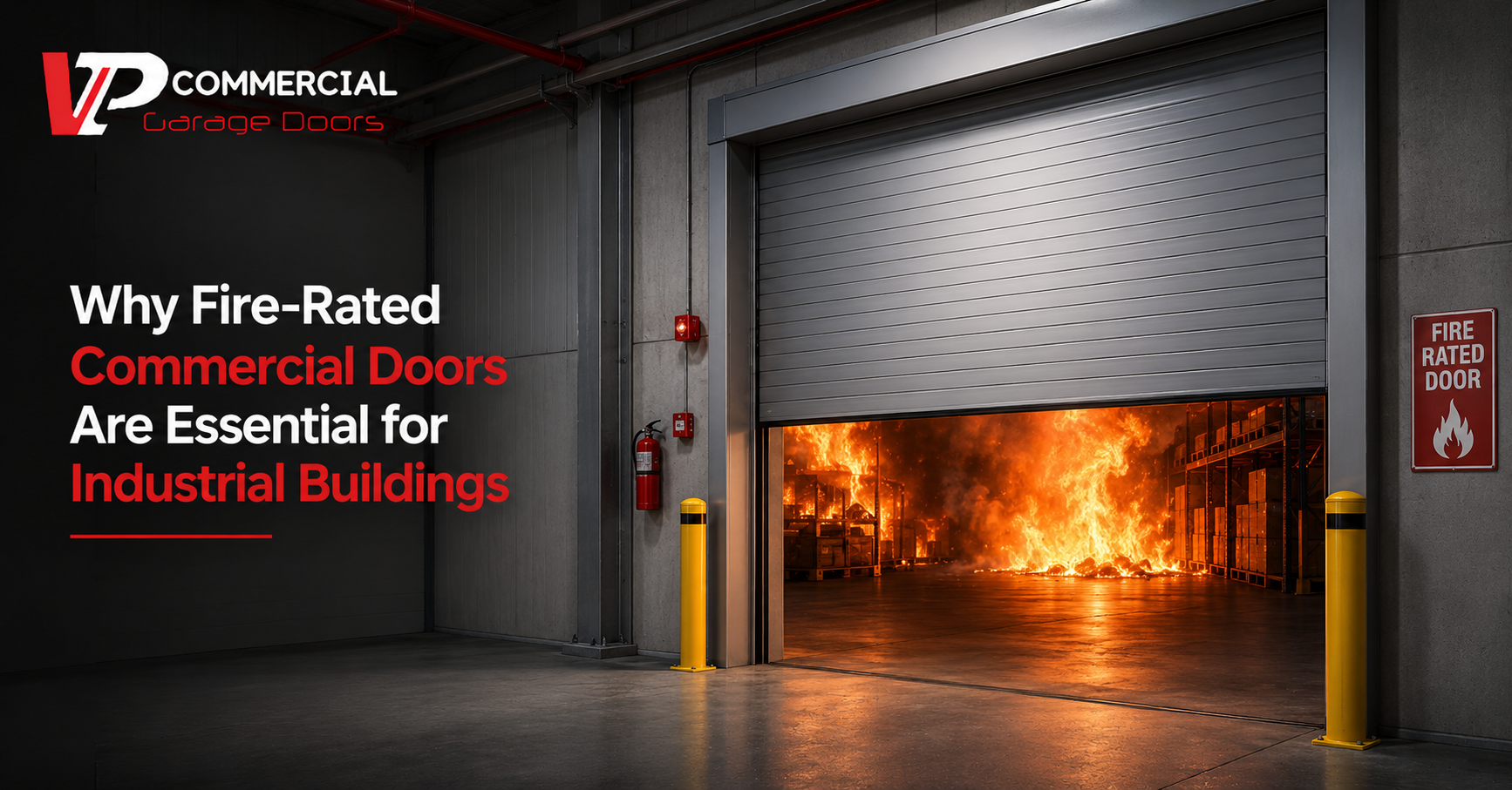 Why Fire-Rated Commercial Doors Are Essential for Industrial Buildings