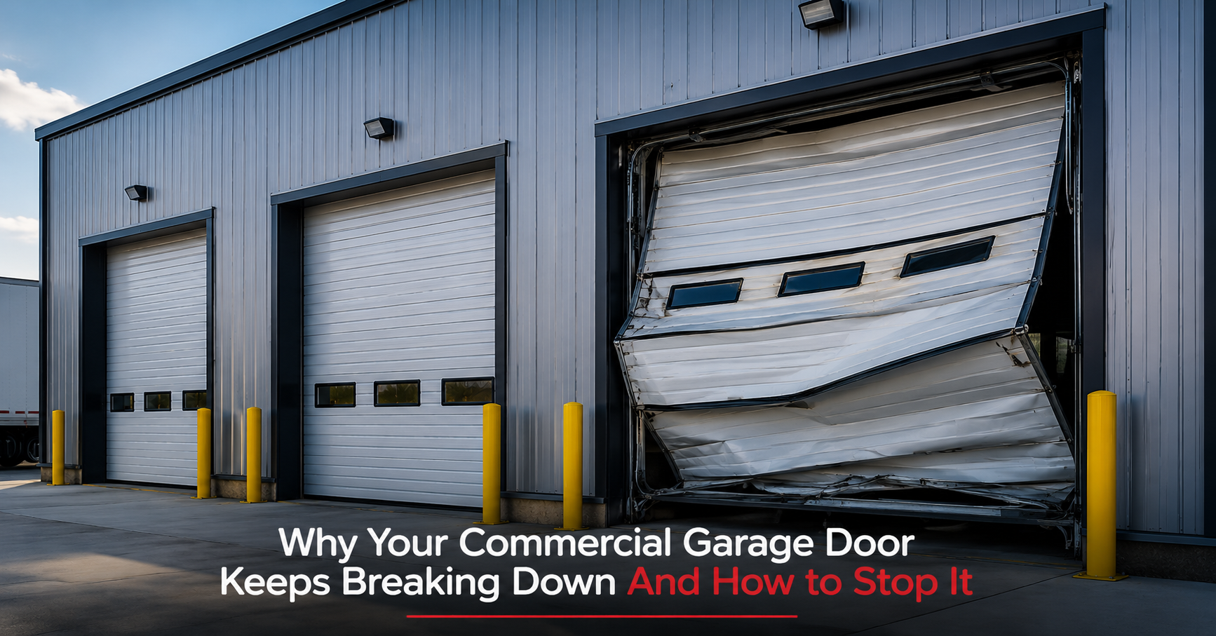 Why Your Commercial Garage Door Keeps Breaking Down And How to Stop It