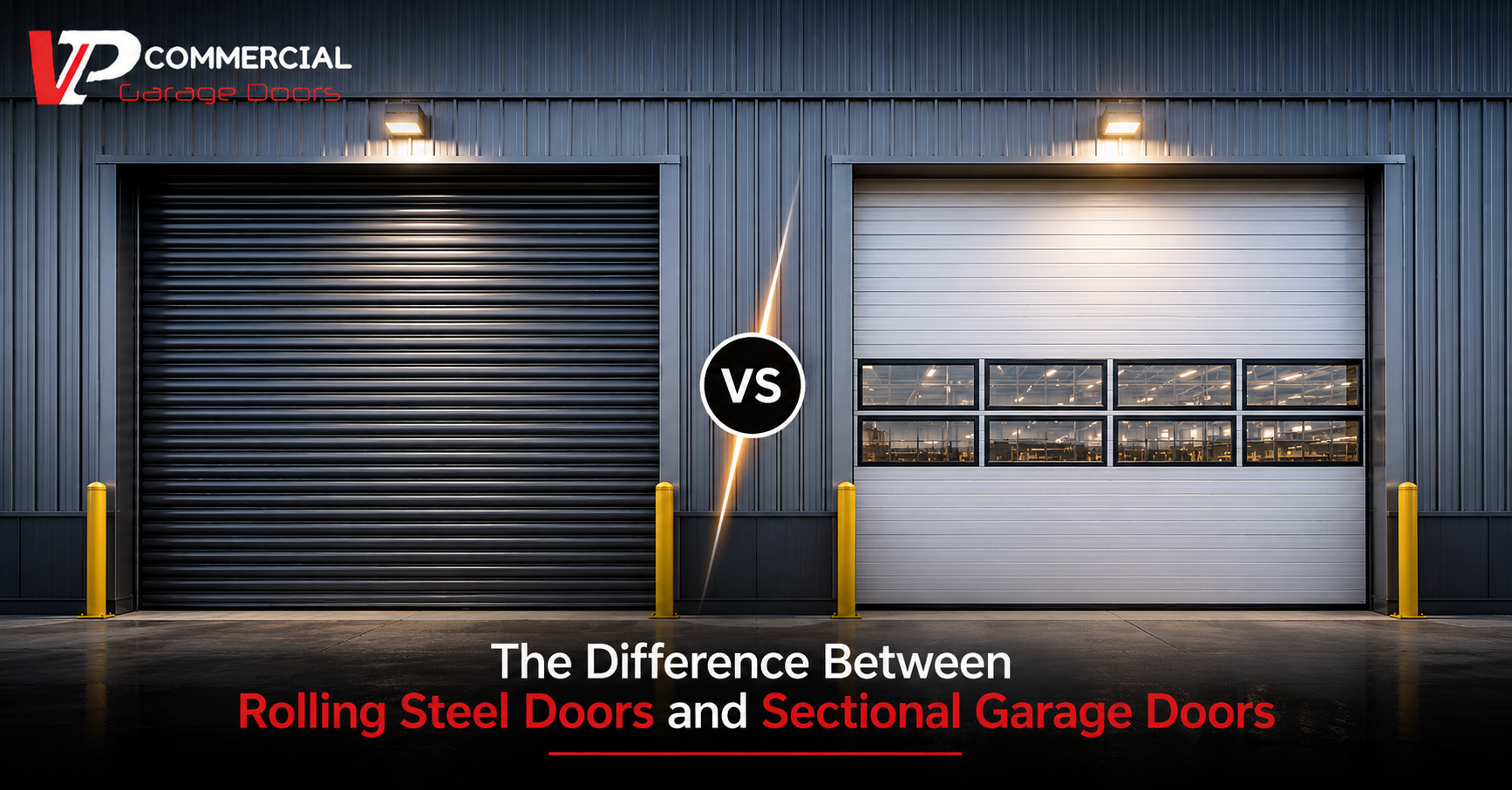 The Difference Between Rolling Steel Doors and Sectional Garage Doors
