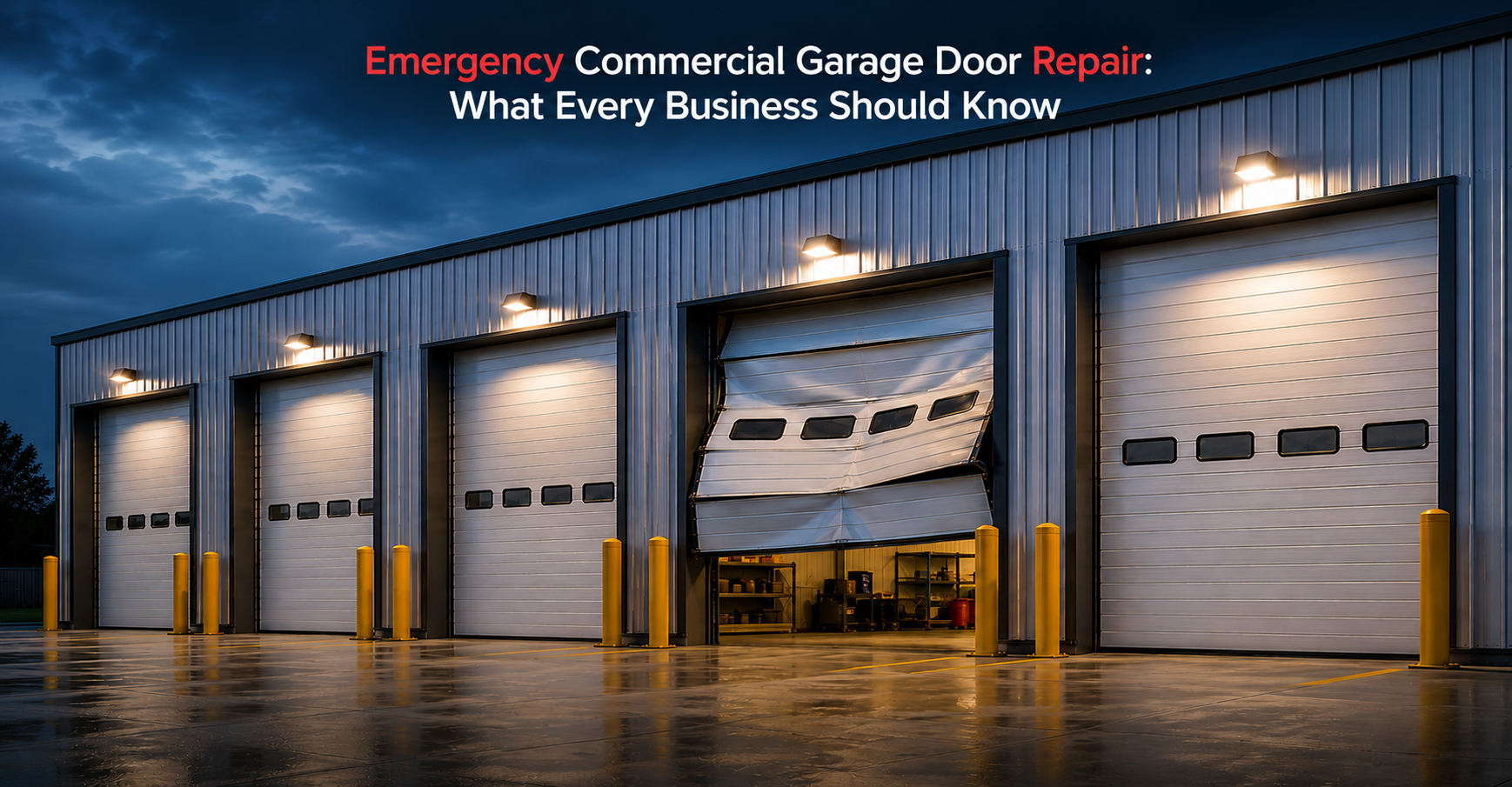 Emergency Commercial Garage Door Repair: What Every Business Should Know