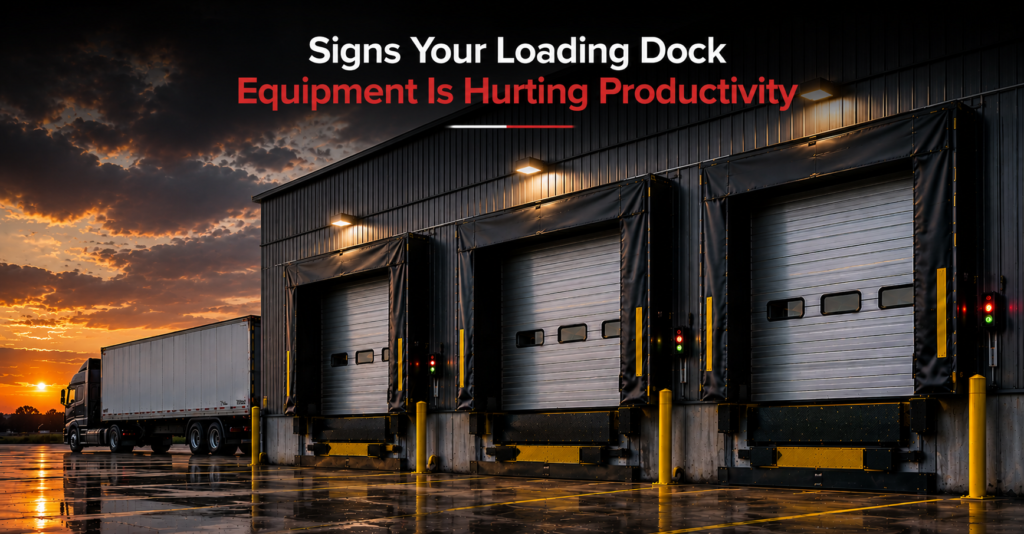 Worn loading dock equipment