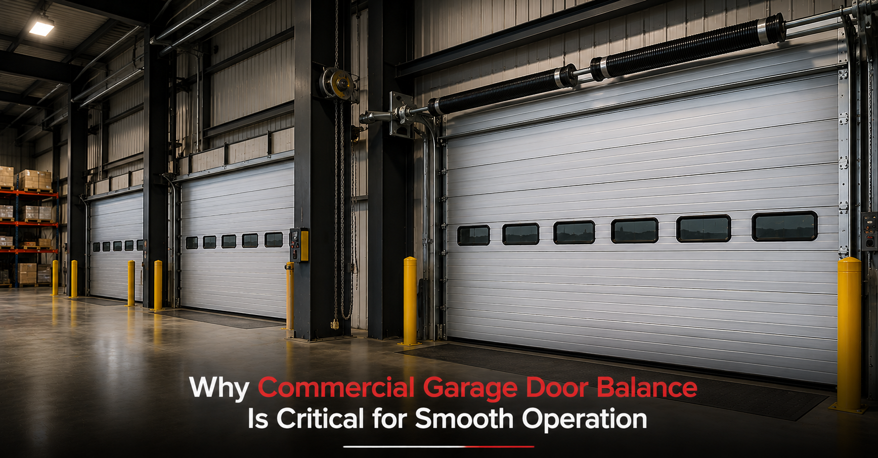 Why Commercial Garage Door Balance Is Critical for Smooth Operation