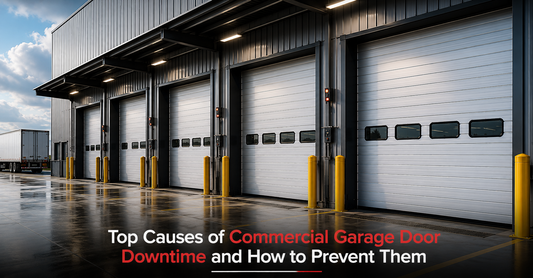 Top Causes of Commercial Garage Door Downtime and How to Prevent Them