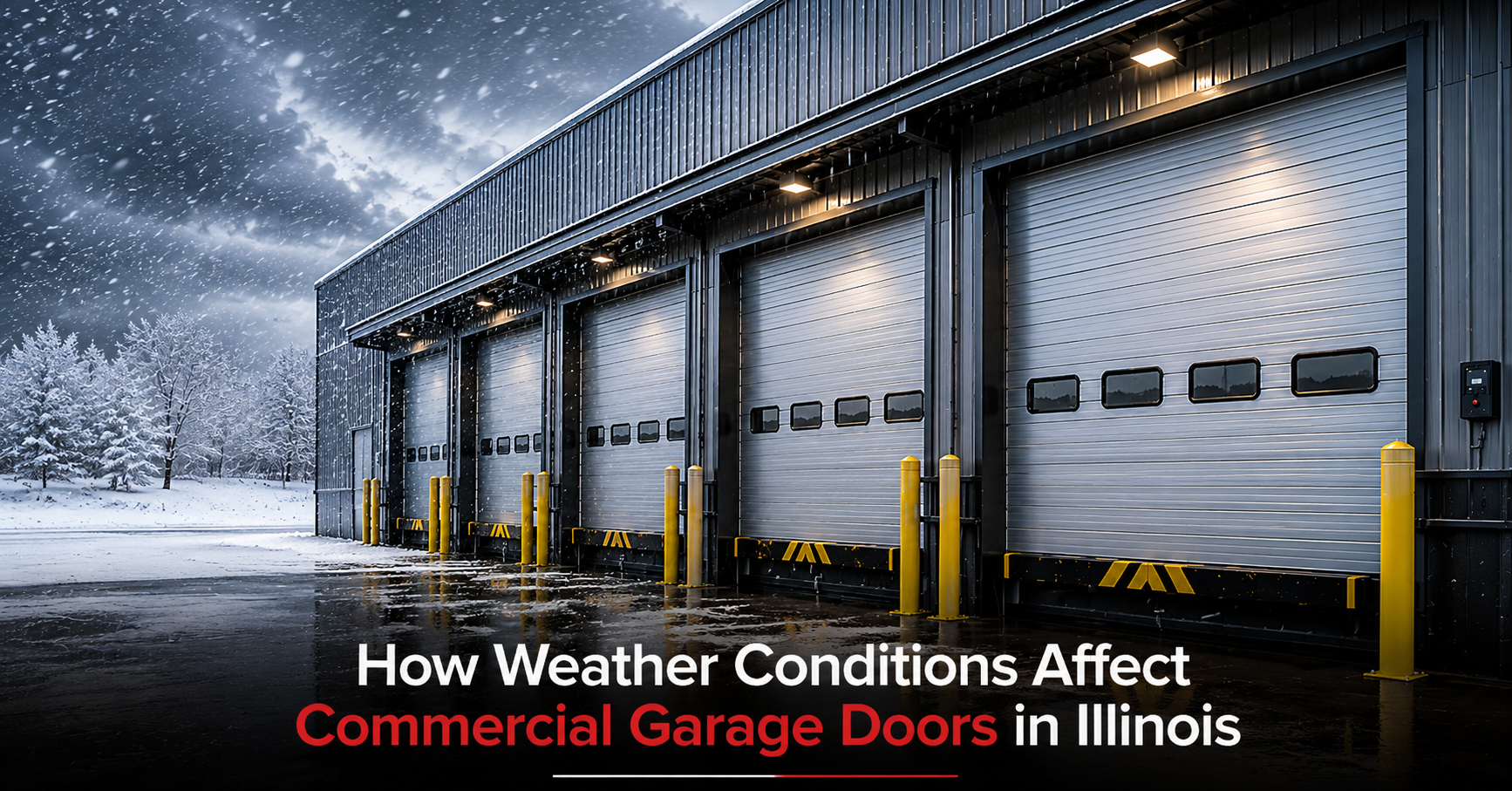 How Weather Conditions Affect Commercial Garage Doors in Illinois