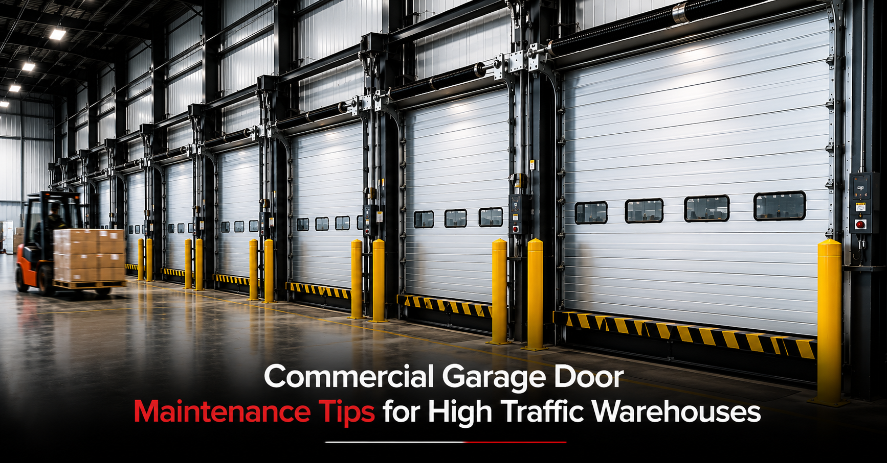 Commercial Garage Door Maintenance Tips for High-Traffic Warehouses