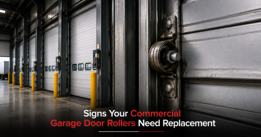 Commercial garage door rollers