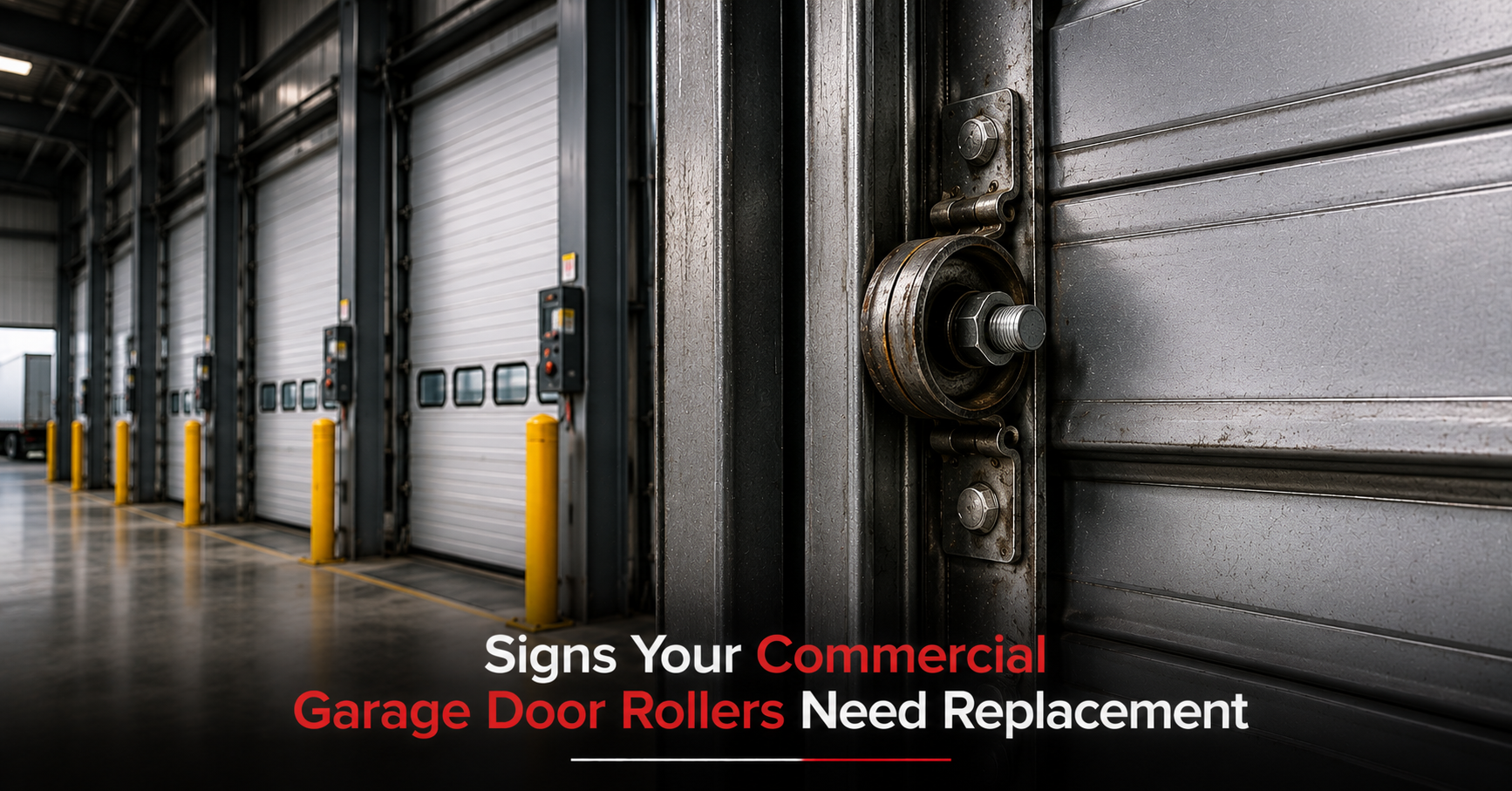 Signs Your Commercial Garage Door Rollers Need Replacement