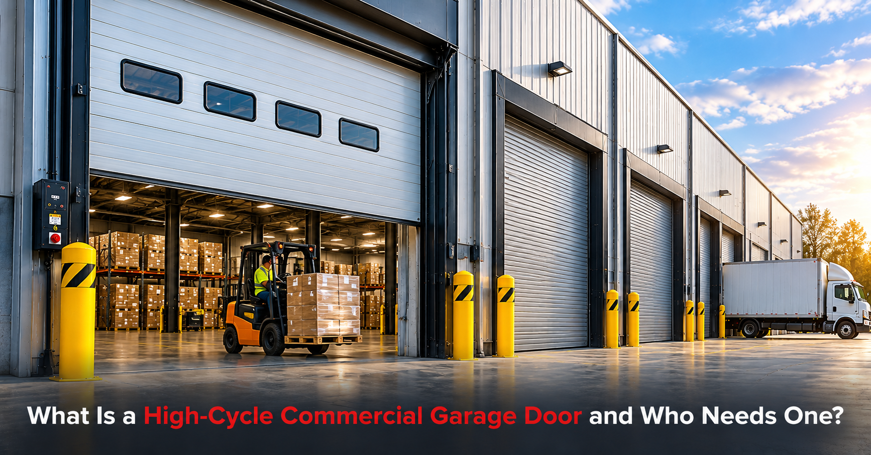 What Is a High-Cycle Commercial Garage Door and Who Needs One?