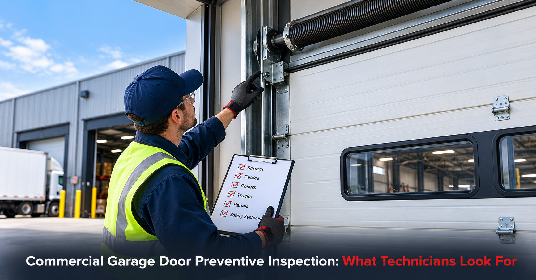 Commercial Garage Door Preventive Inspection: What Technicians Look For